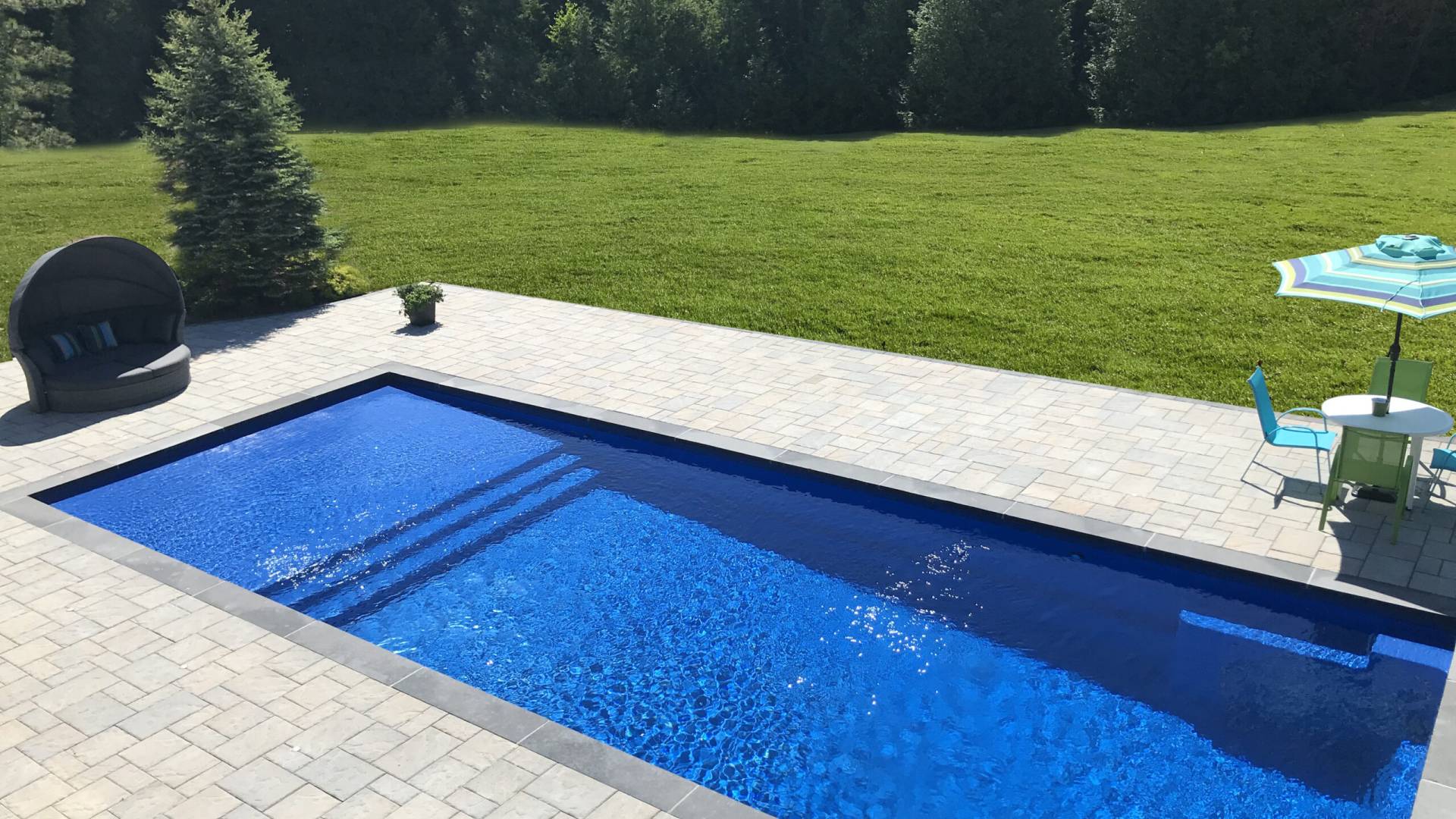 fiberglass pools rectangle